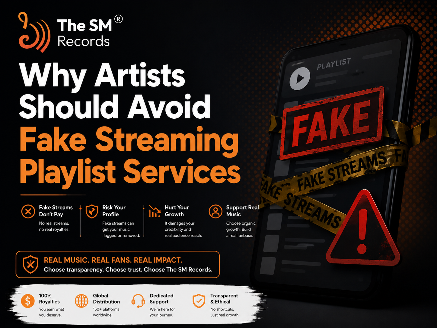 Why Artists Should Avoid Fake Streaming Playlist Services